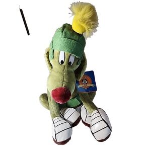Vintage MARVIN THE MARTIAN K-9 Dog‎ Looney Tunes Stuffed Animal Plush 1994 18"